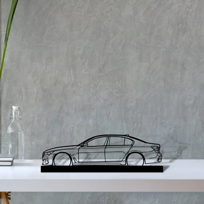 750i-g12 Silhouette Metal Art Stand - Tinvibe