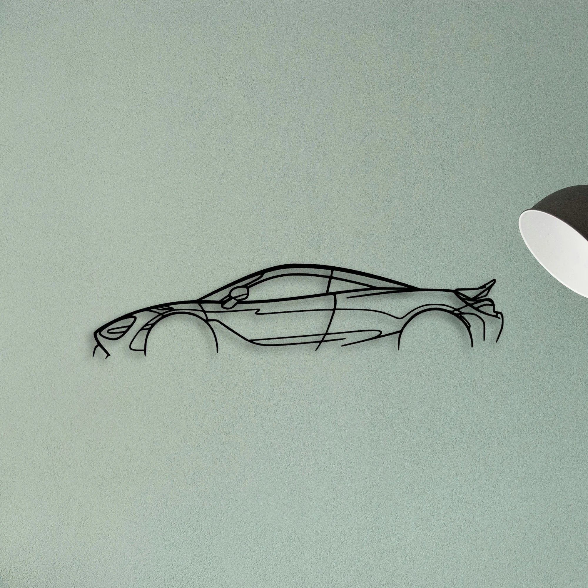 765 LT 3 Classic Silhouette Metal Wall Art - Tinvibe