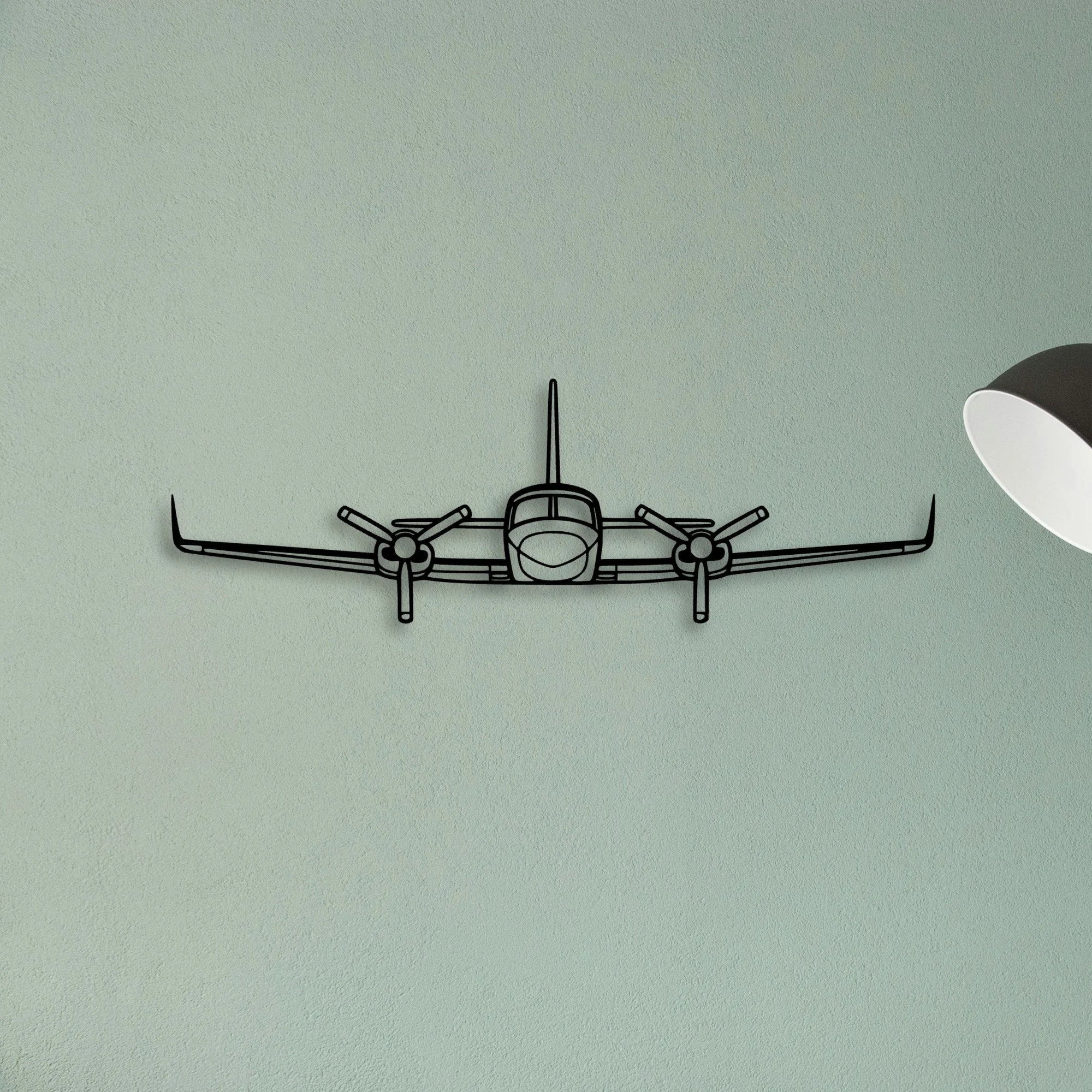 777 300ER 3 Classic Aircraft Silhouette Metal Wall Art - Tinvibe