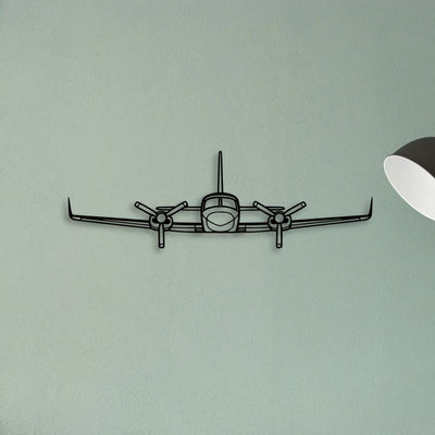 777 300ER 3 Classic Aircraft Silhouette Metal Wall Art - Tinvibe