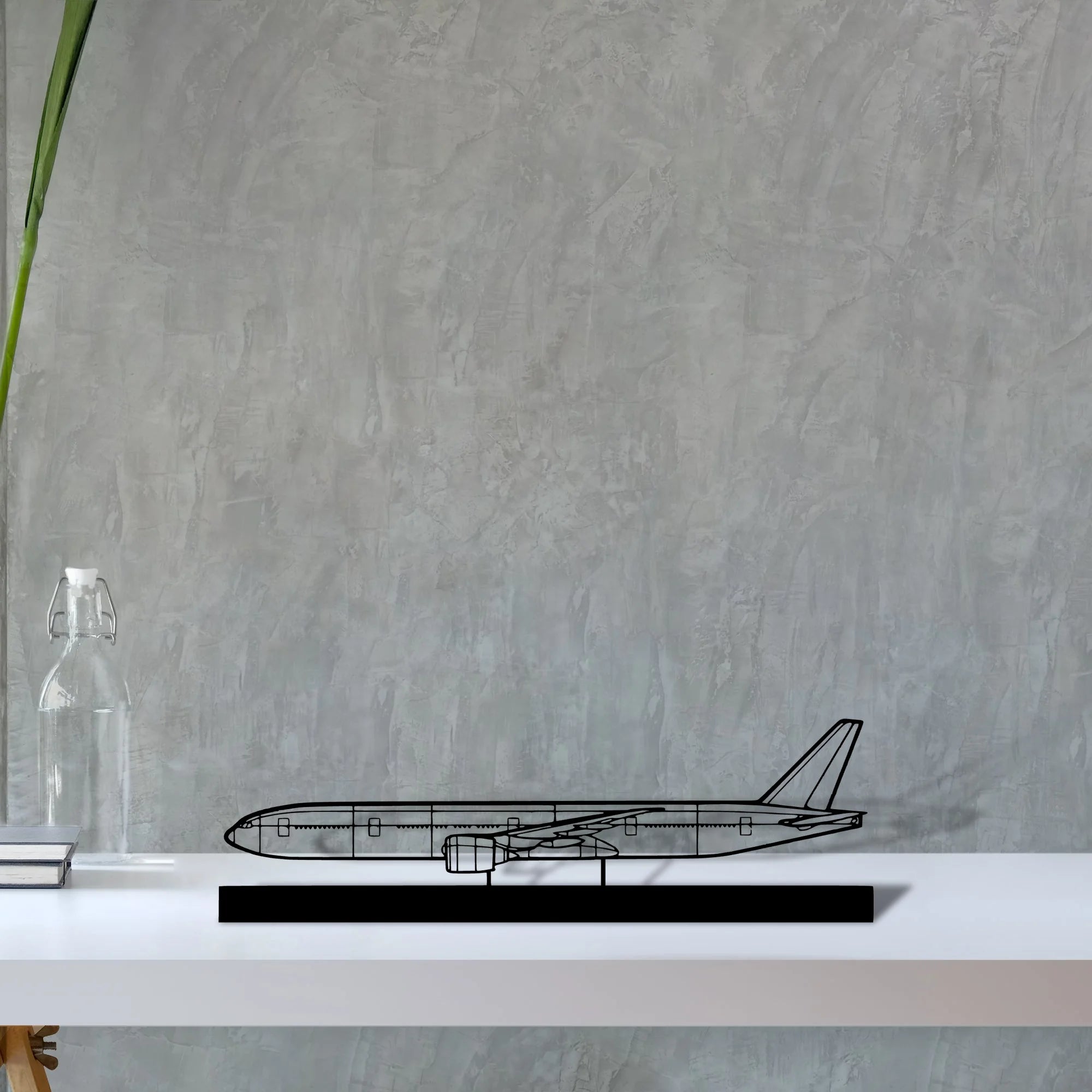 777-300er-4 Silhouette Metal Art Stand - Tinvibe