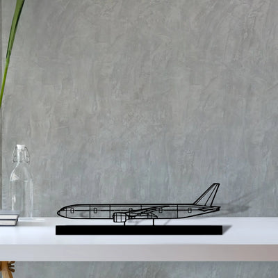 777-300er Silhouette Metal Art Stand - Tinvibe