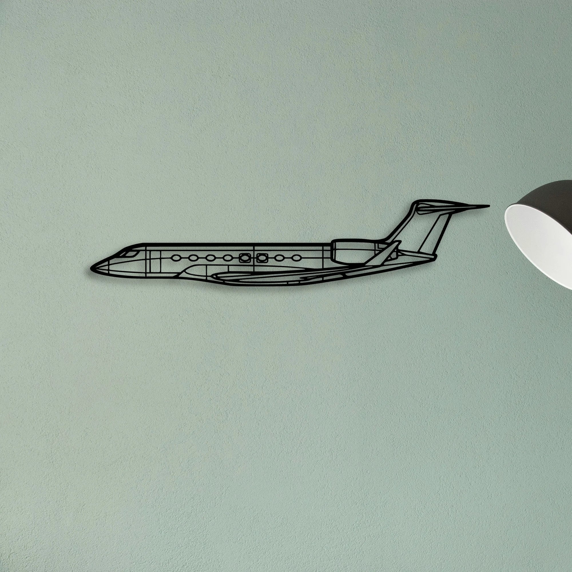 787 2 Classic Aircraft Silhouette Metal Wall Art - Tinvibe