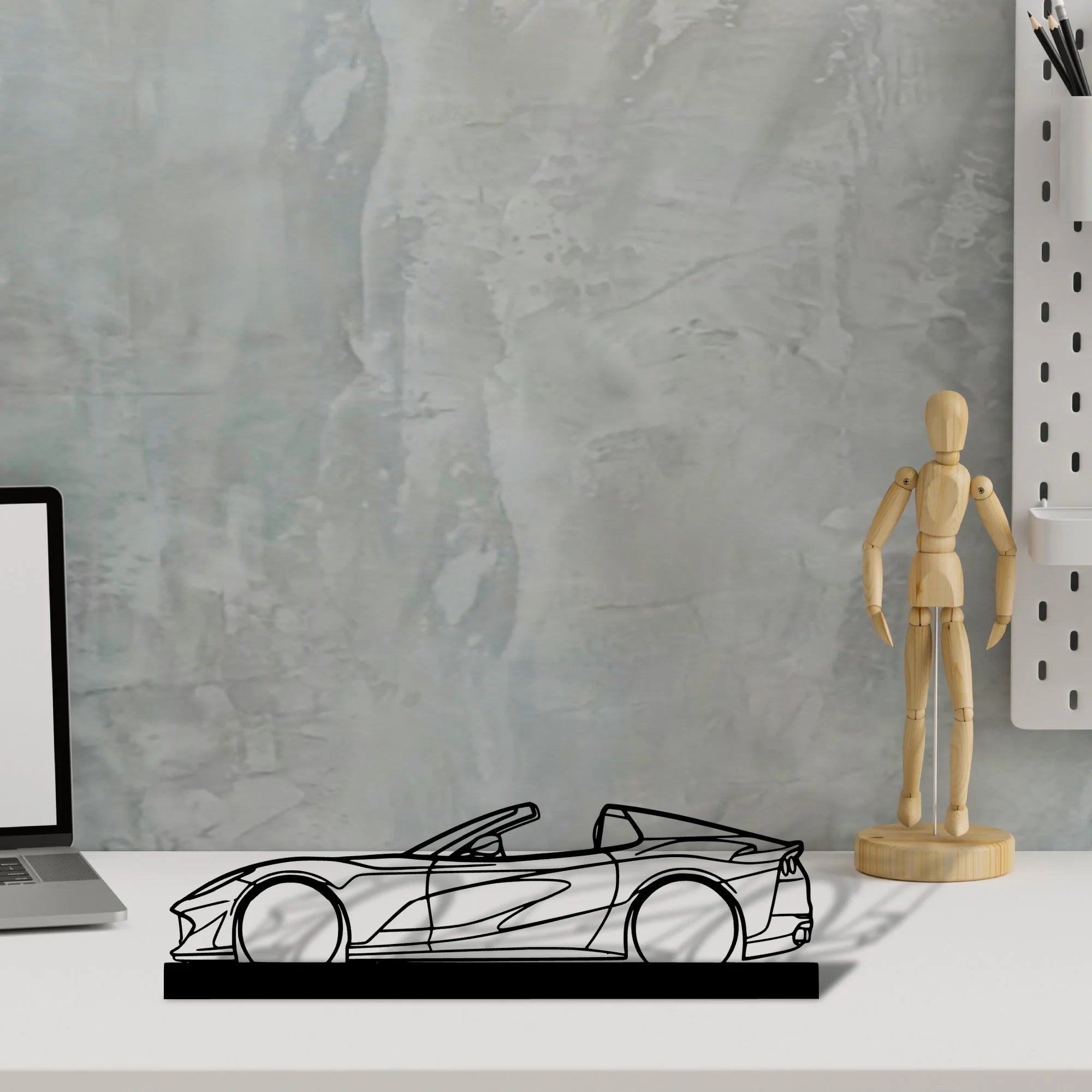 812-gts Silhouette Metal Art Stand - Tinvibe