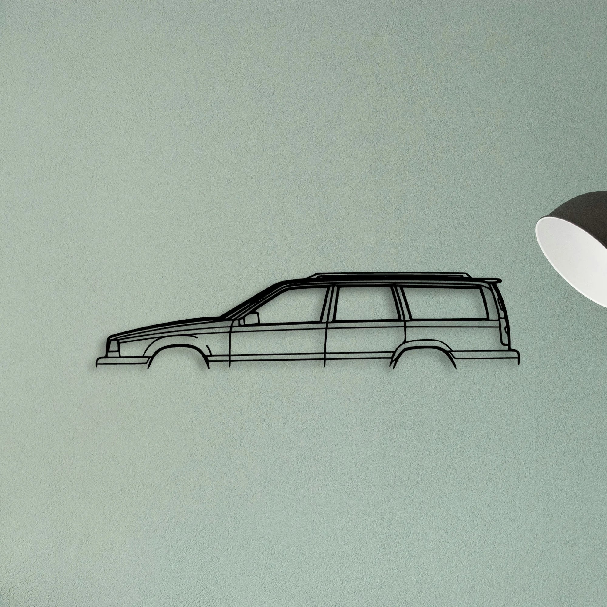 850 1996 Classic Silhouette Metal Wall Art - Tinvibe