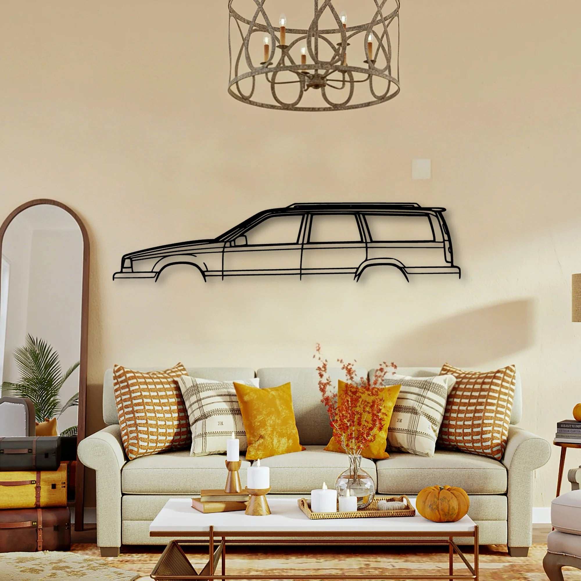 850 1996 Classic Silhouette Metal Wall Art - Tinvibe