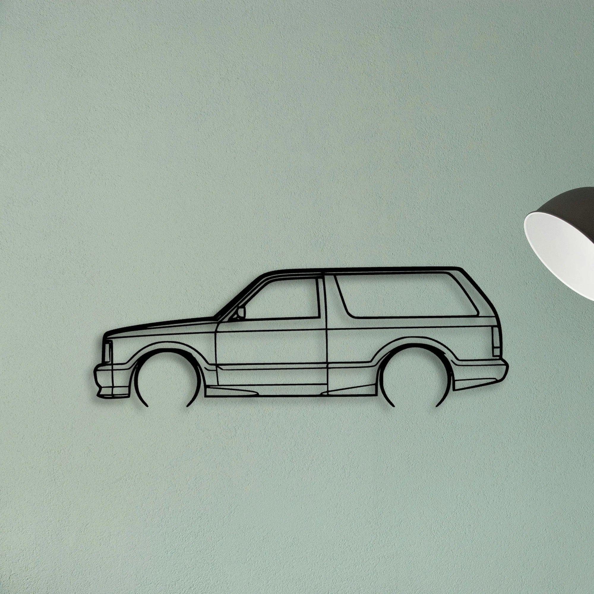 93 TYP 2 Classic Silhouette Metal Wall Art - Tinvibe