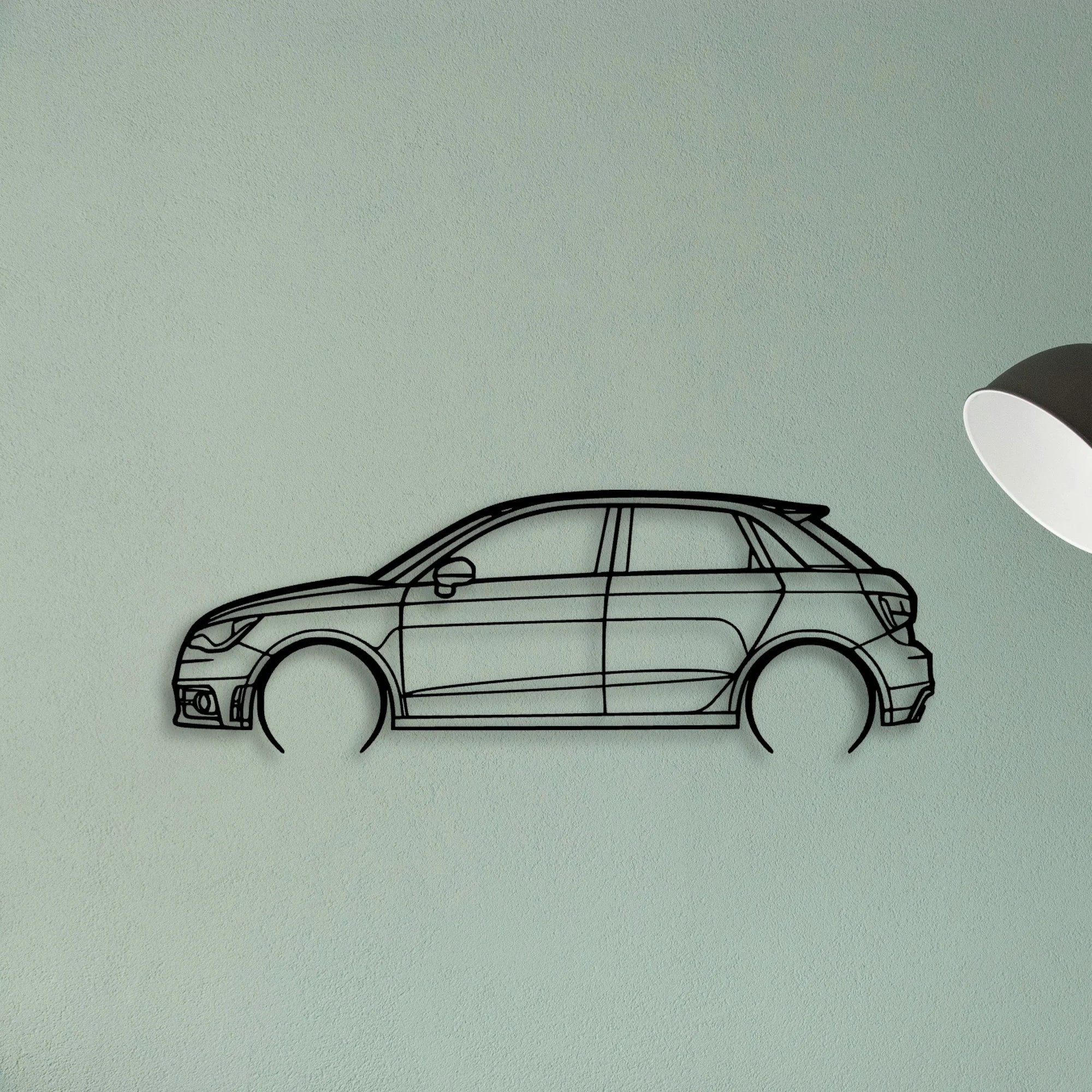 A1 Classic Silhouette Metal Wall Art - Tinvibe