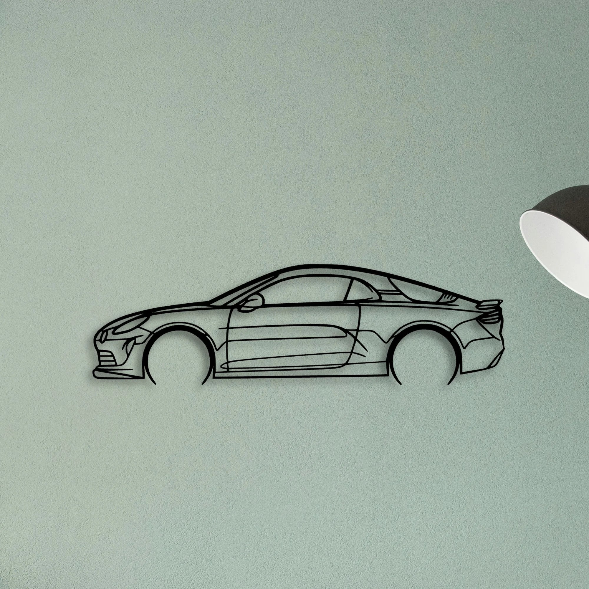 A110 2 Classic Silhouette Metal Wall Art - Tinvibe