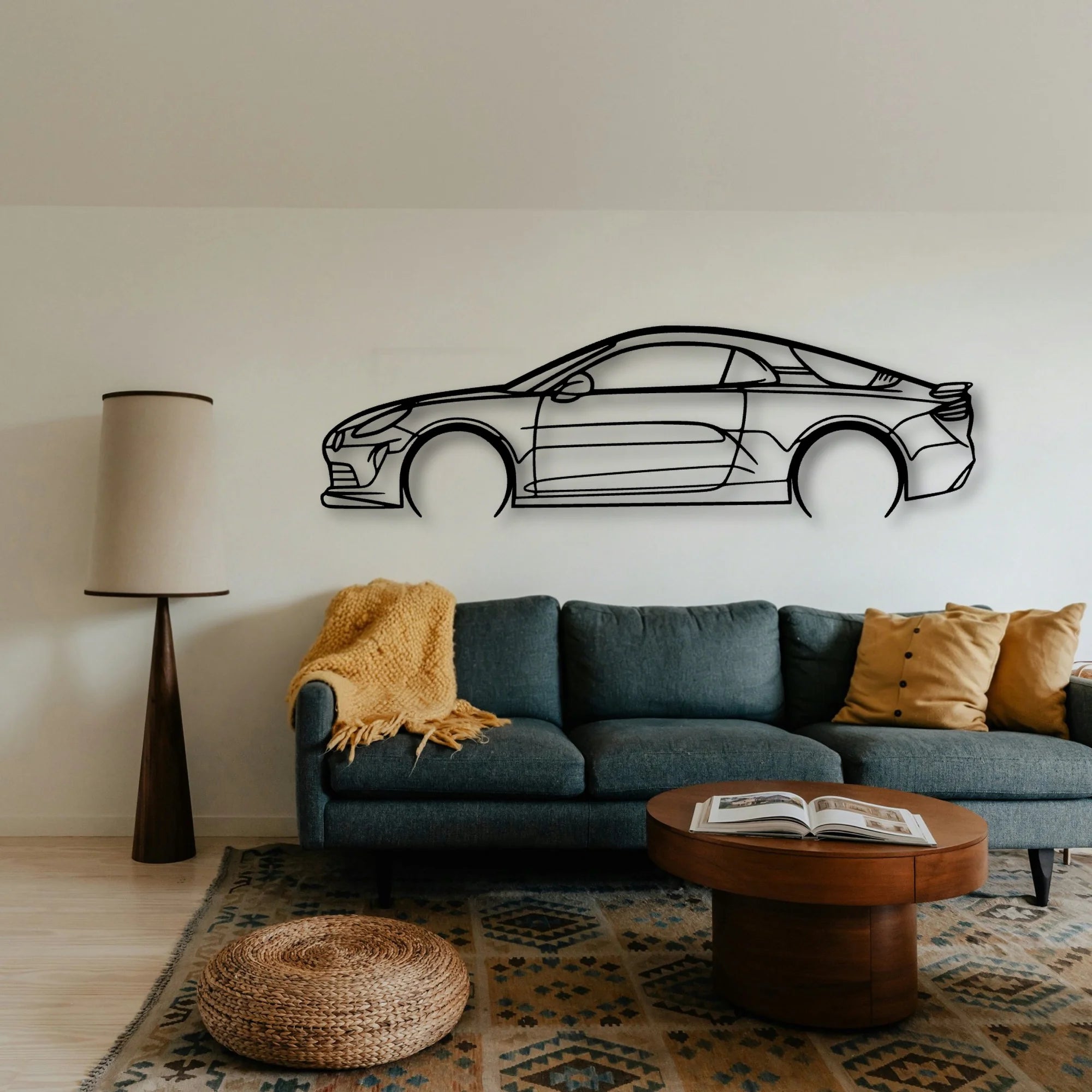 A110 2 Classic Silhouette Metal Wall Art - Tinvibe
