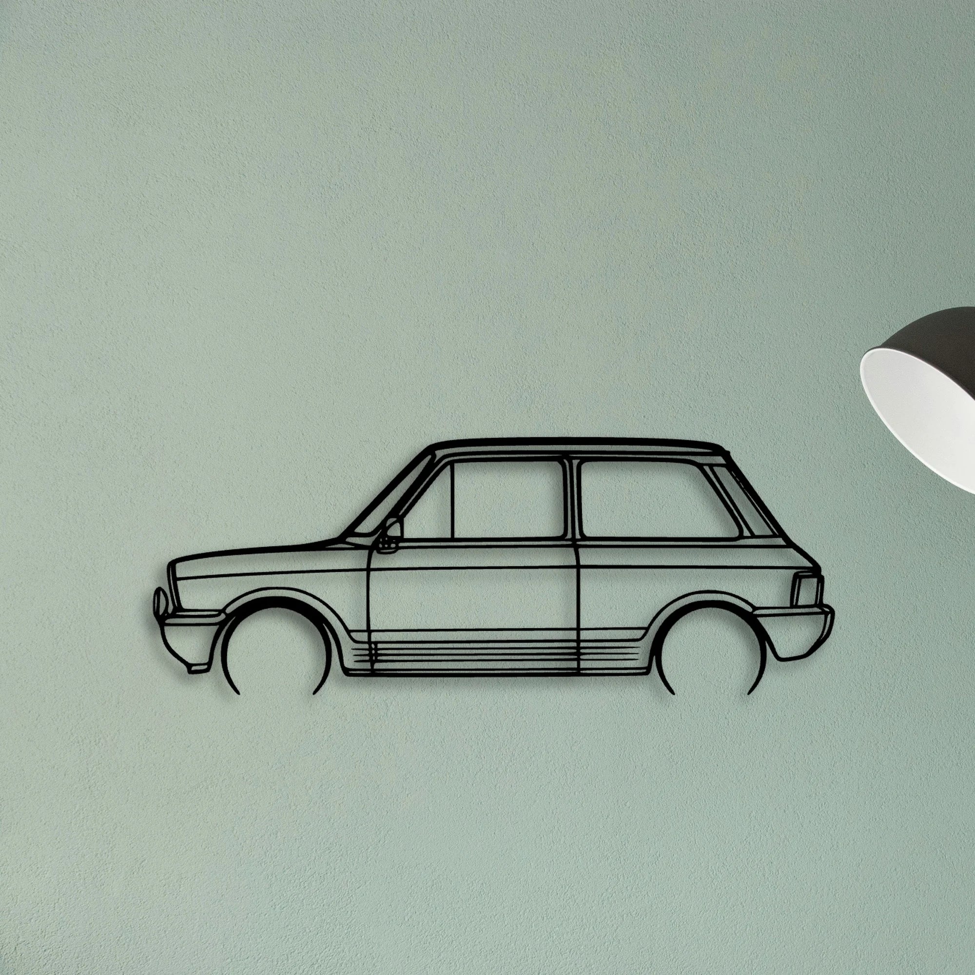 A112 1984 Classic Silhouette Metal Wall Art - Tinvibe