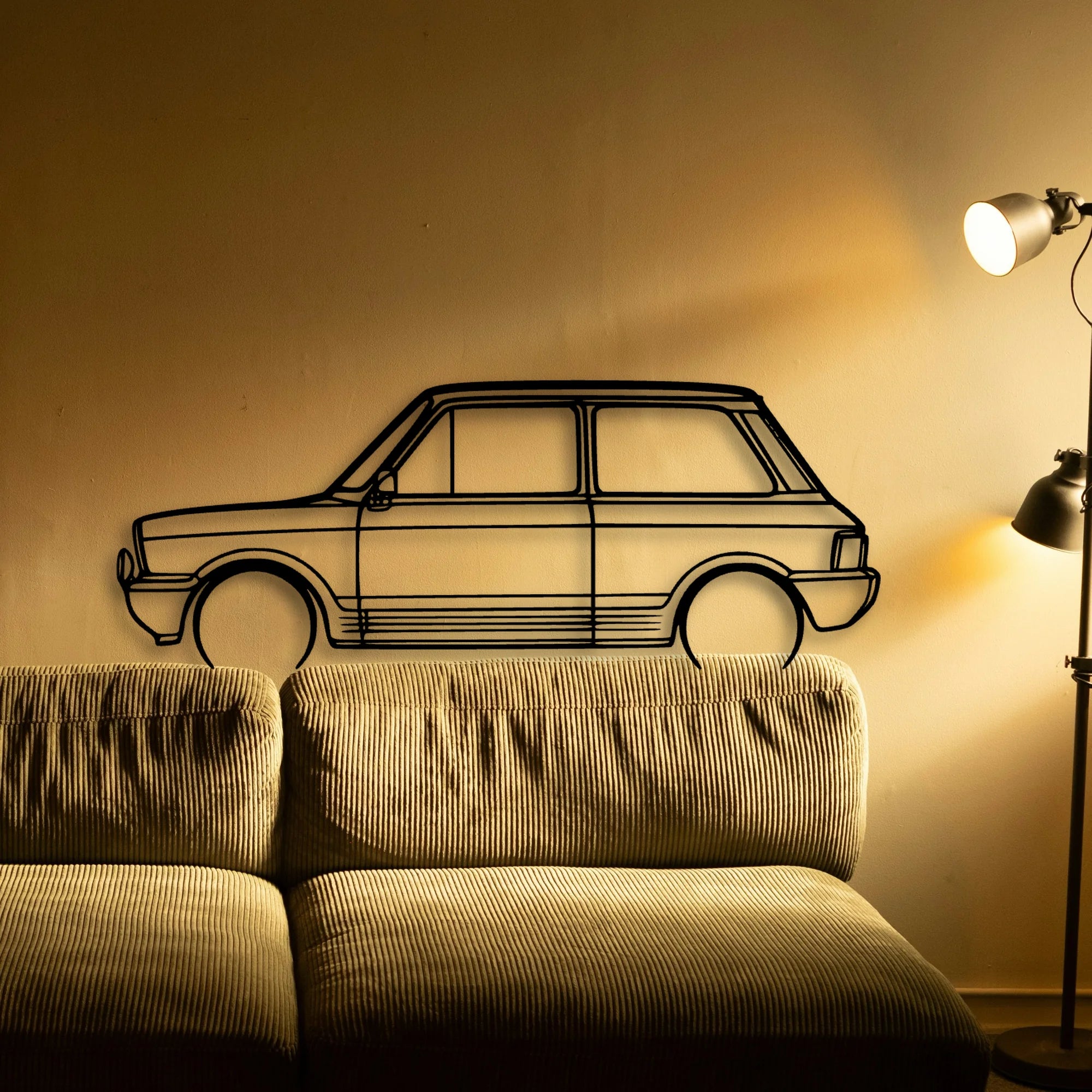 A112 1984 Classic Silhouette Metal Wall Art - Tinvibe