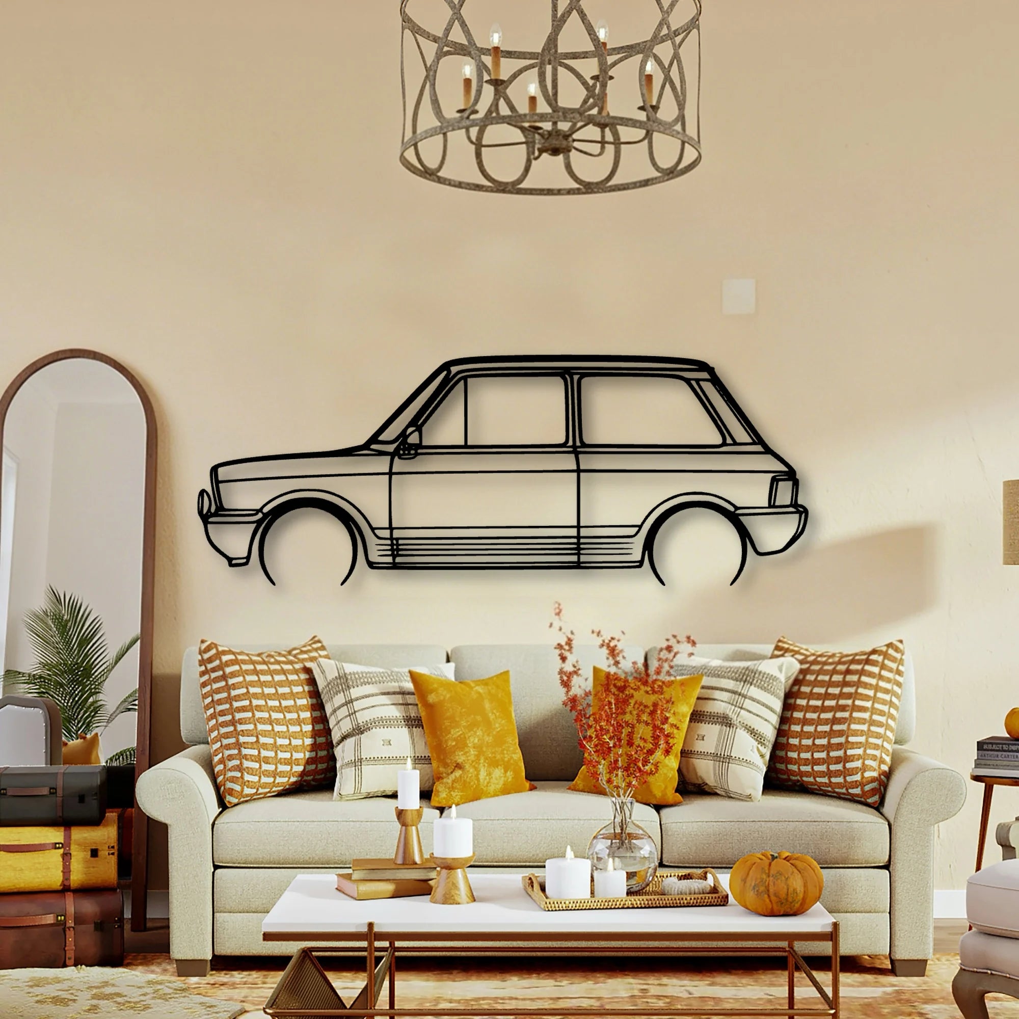 A112 1984 Classic Silhouette Metal Wall Art - Tinvibe