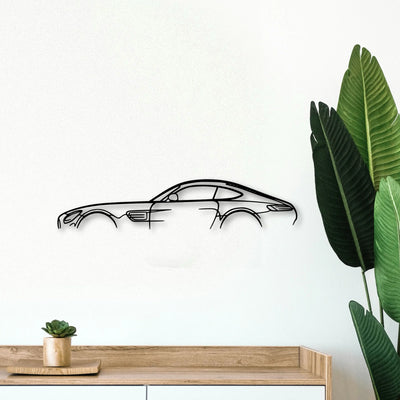 AMG GT 2018 Classic Silhouette Metal Wall Art - Tinvibe