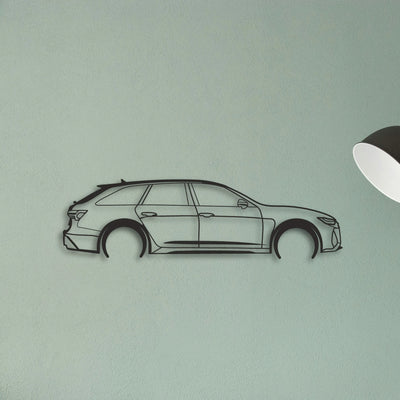 AUDI Classic Silhouette Metal Wall Art - Tinvibe