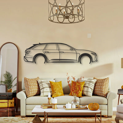 AUDI Classic Silhouette Metal Wall Art - Tinvibe