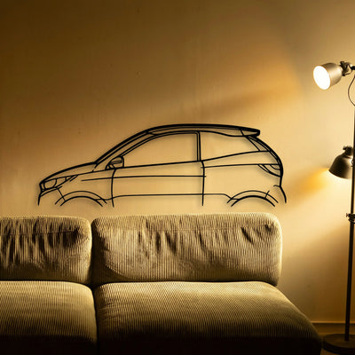 Aixam Coupe GTI Classic Silhouette Metal Wall Art - Tinvibe