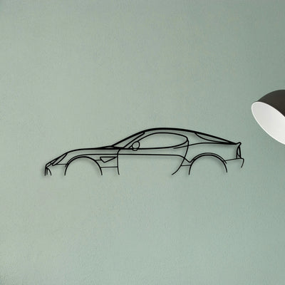 Alfa 8C Classic Silhouette Metal Wall Art - Tinvibe