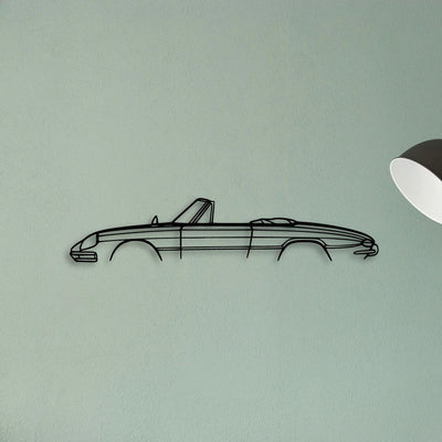Alfa Duetto Classic Silhouette Metal Wall Art - Tinvibe