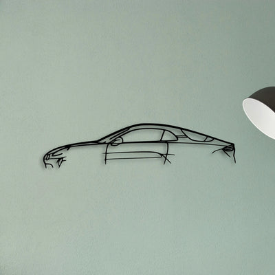 Alpine A110 Classic Silhouette Metal Wall Art - Tinvibe