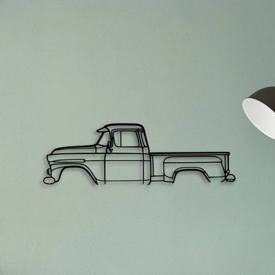 Apache 31 Classic Silhouette Metal Wall Art - Tinvibe