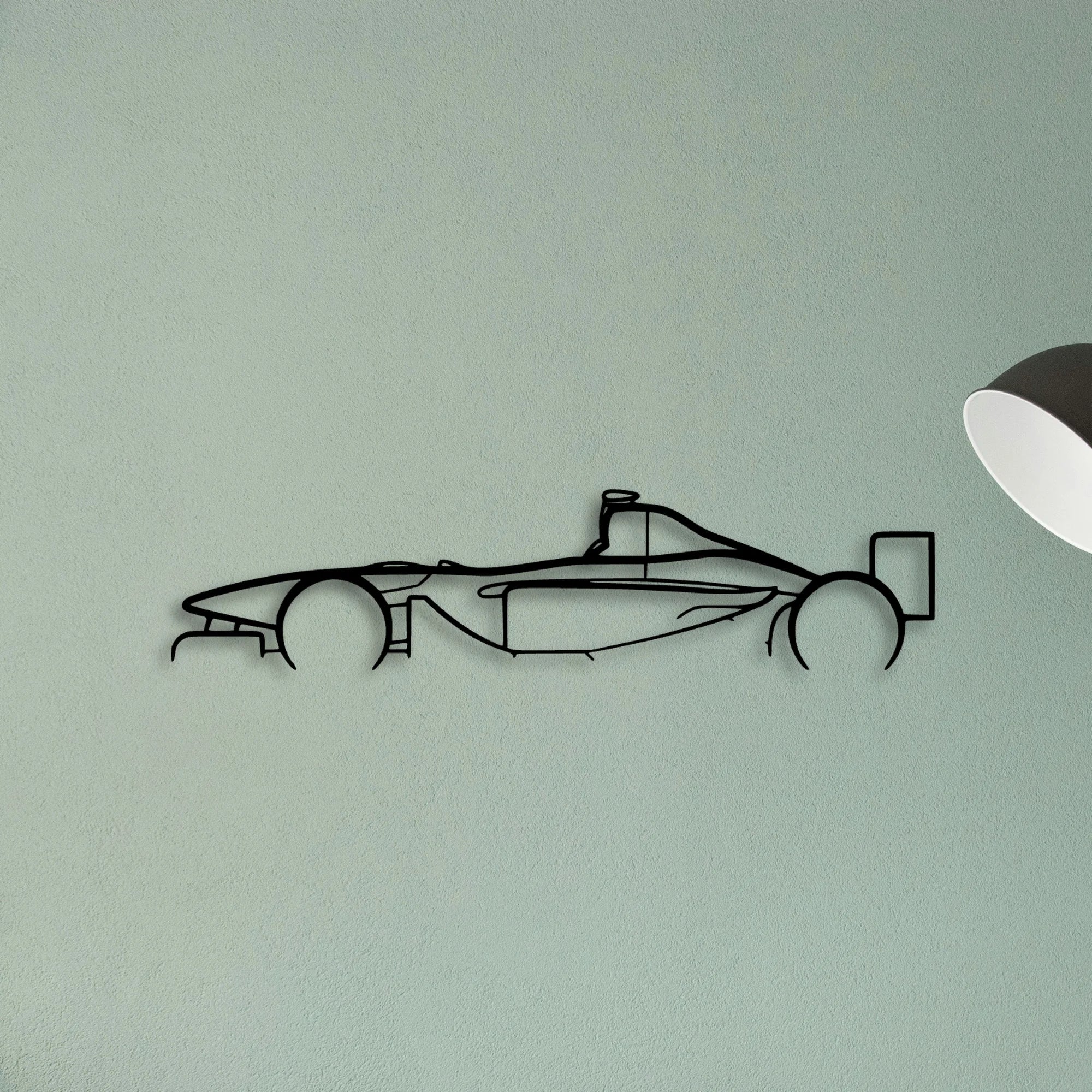 B02 50 2002 Classic Silhouette Metal Wall Art - Tinvibe