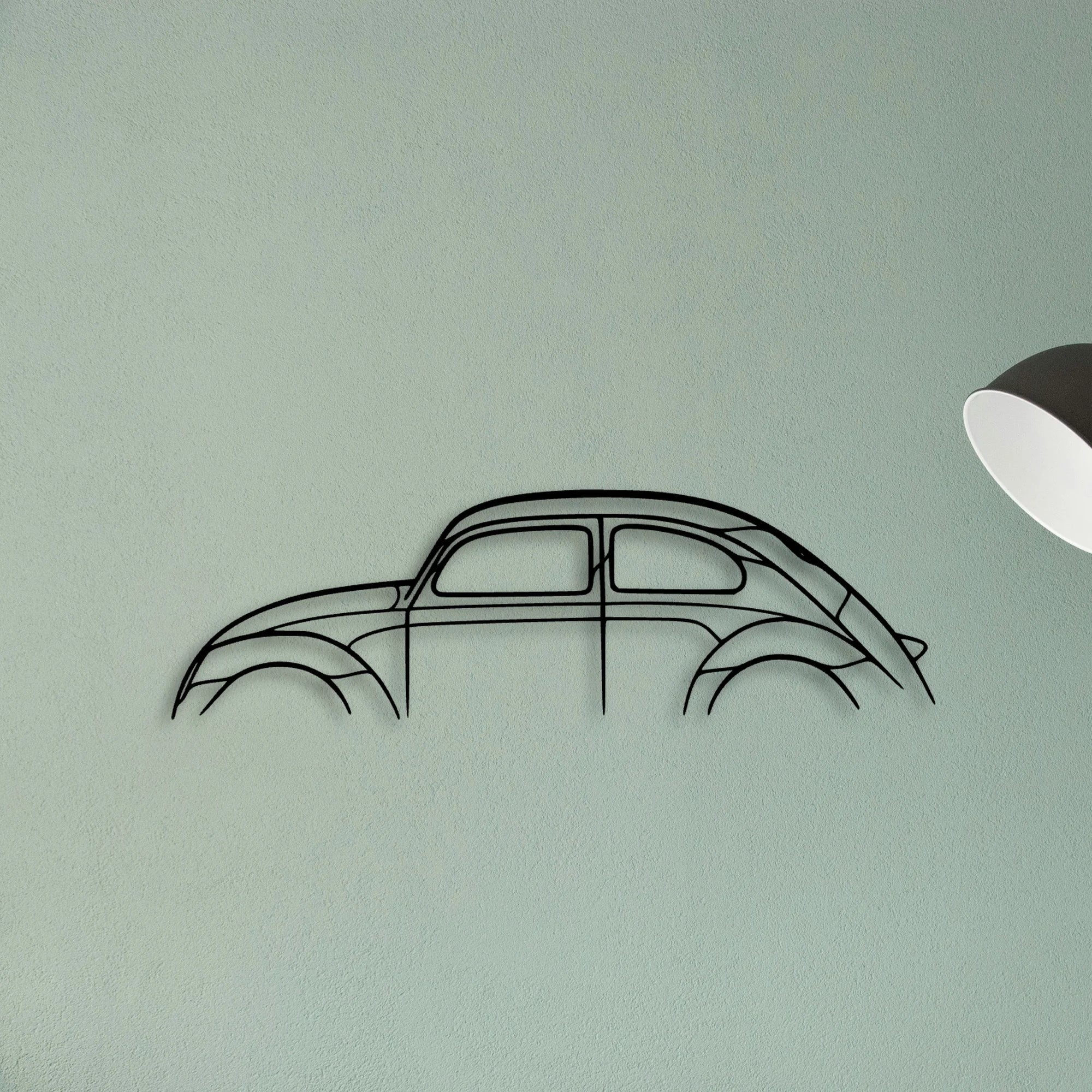 Beetle Classic Silhouette Metal Wall Art - Tinvibe
