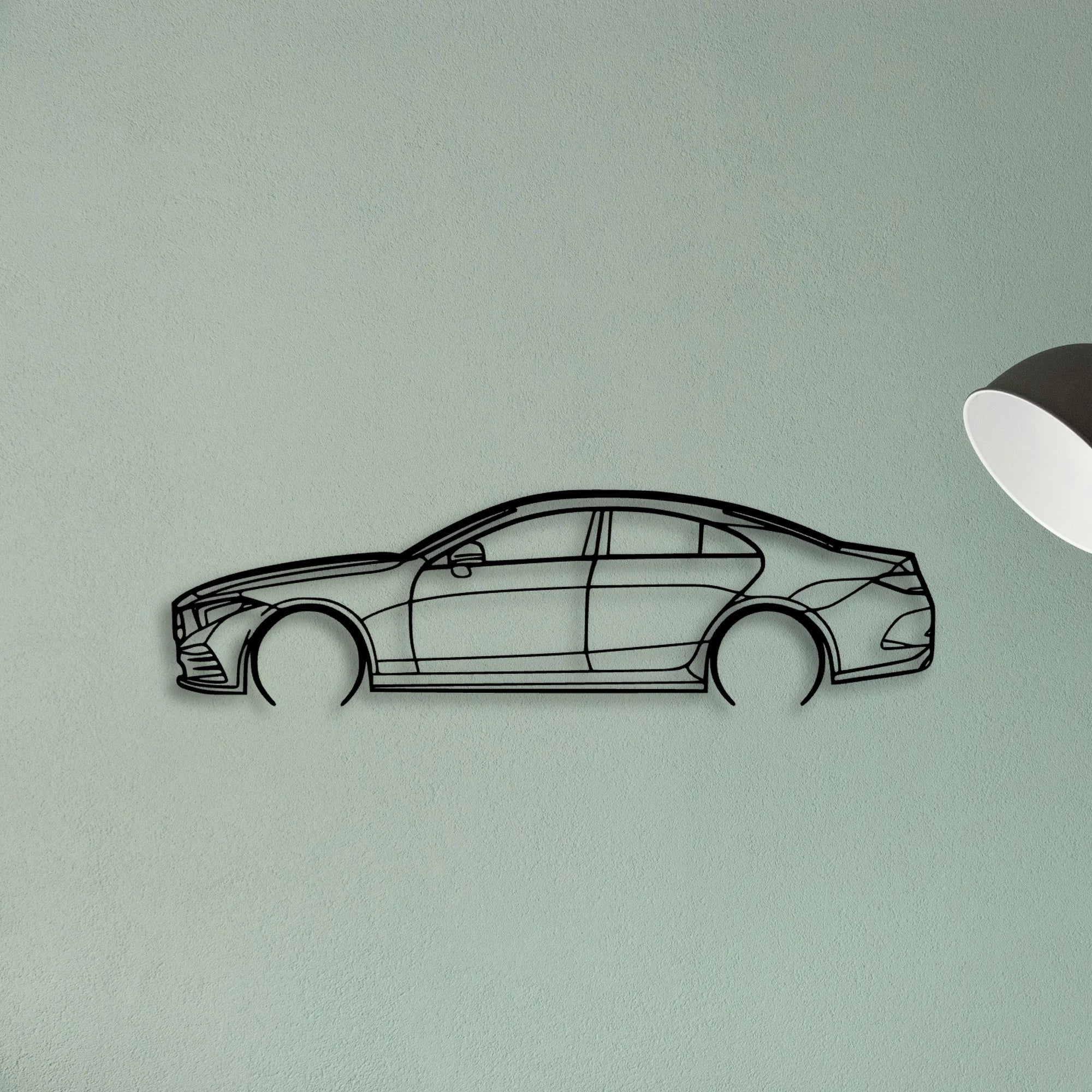 CLS 2013 2 Classic Silhouette Metal Wall Art - Tinvibe