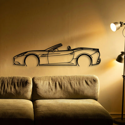 California Classic Silhouette Metal Wall Art - Tinvibe