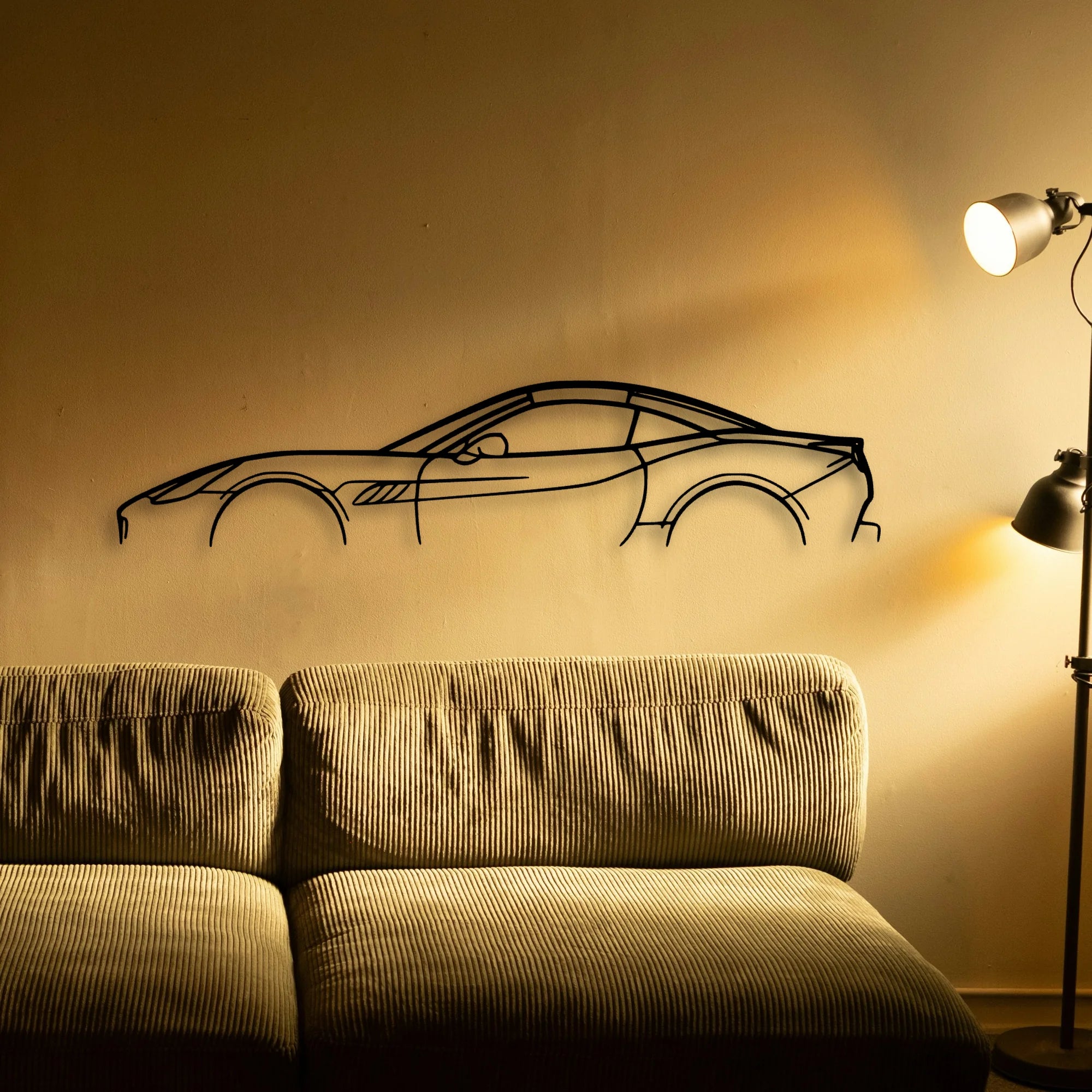 California 2010 Classic Silhouette Metal Wall Art - Tinvibe