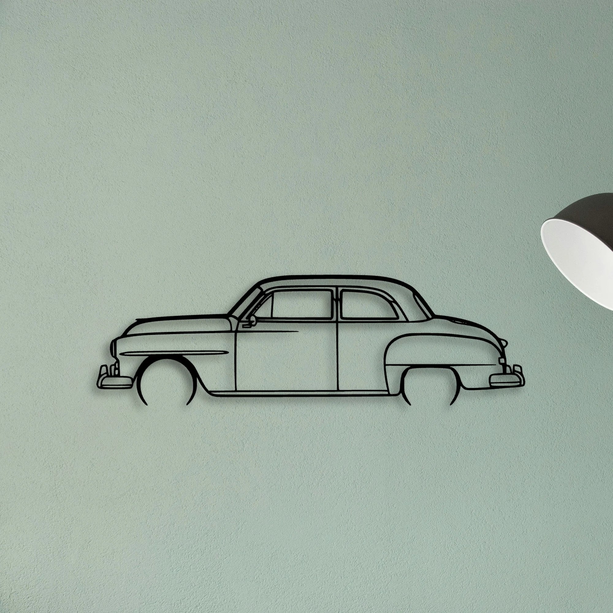 Cambridge 1951 Classic Silhouette Metal Wall Art - Tinvibe