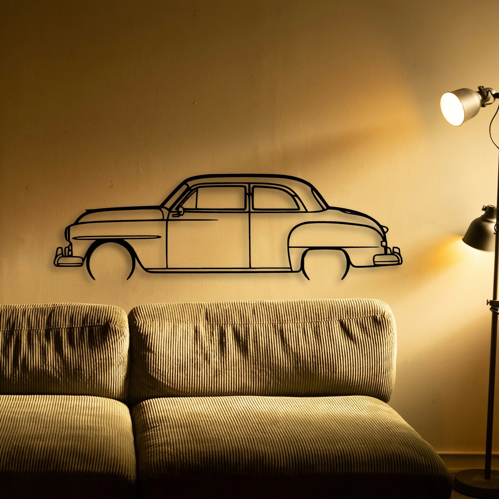 Cambridge 1951 Classic Silhouette Metal Wall Art - Tinvibe