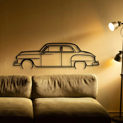 Cambridge 1951 Classic Silhouette Metal Wall Art - Tinvibe