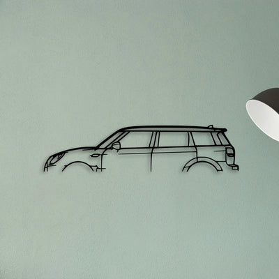Clubman JCW 2019 Classic Silhouette Metal Wall Art - Tinvibe