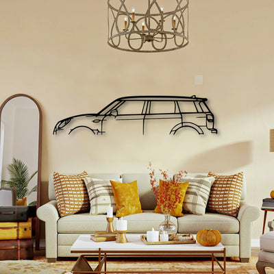 Clubman JCW 2019 Classic Silhouette Metal Wall Art - Tinvibe