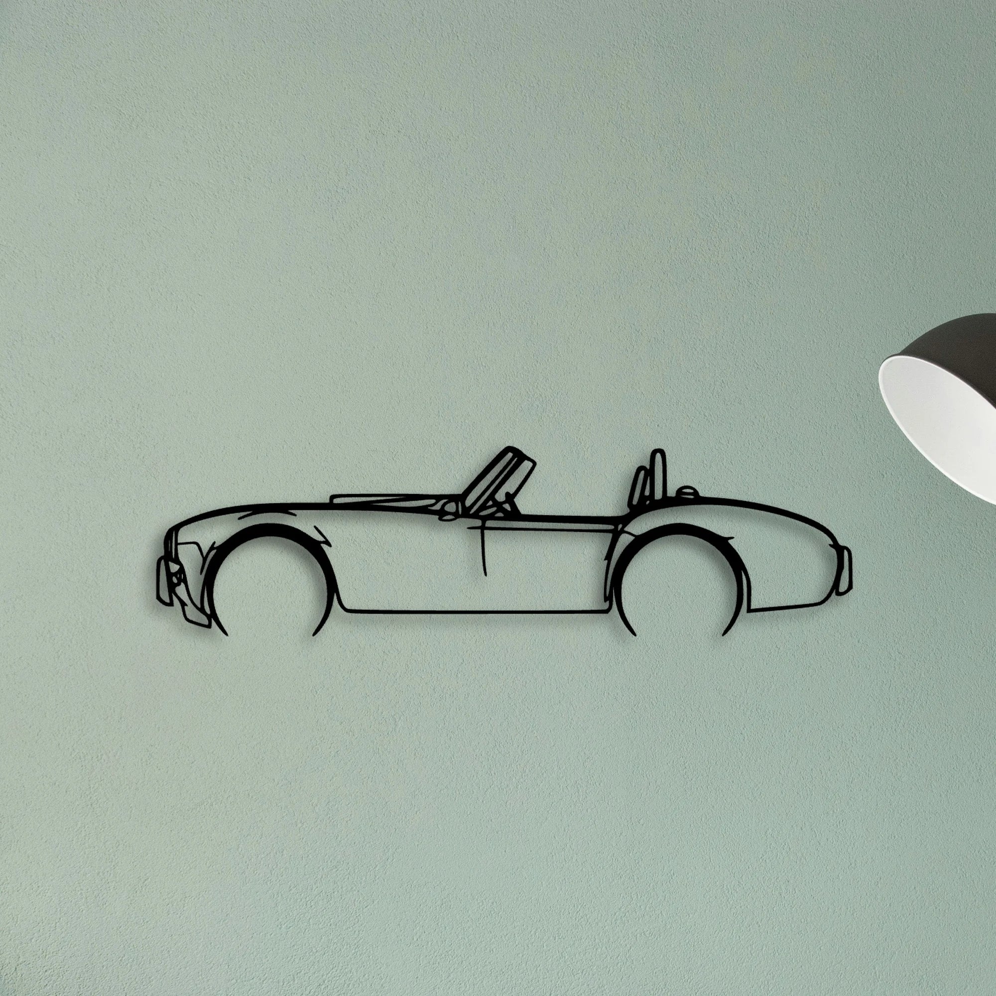 Cobra 1985 Classic Silhouette Metal Wall Art - Tinvibe