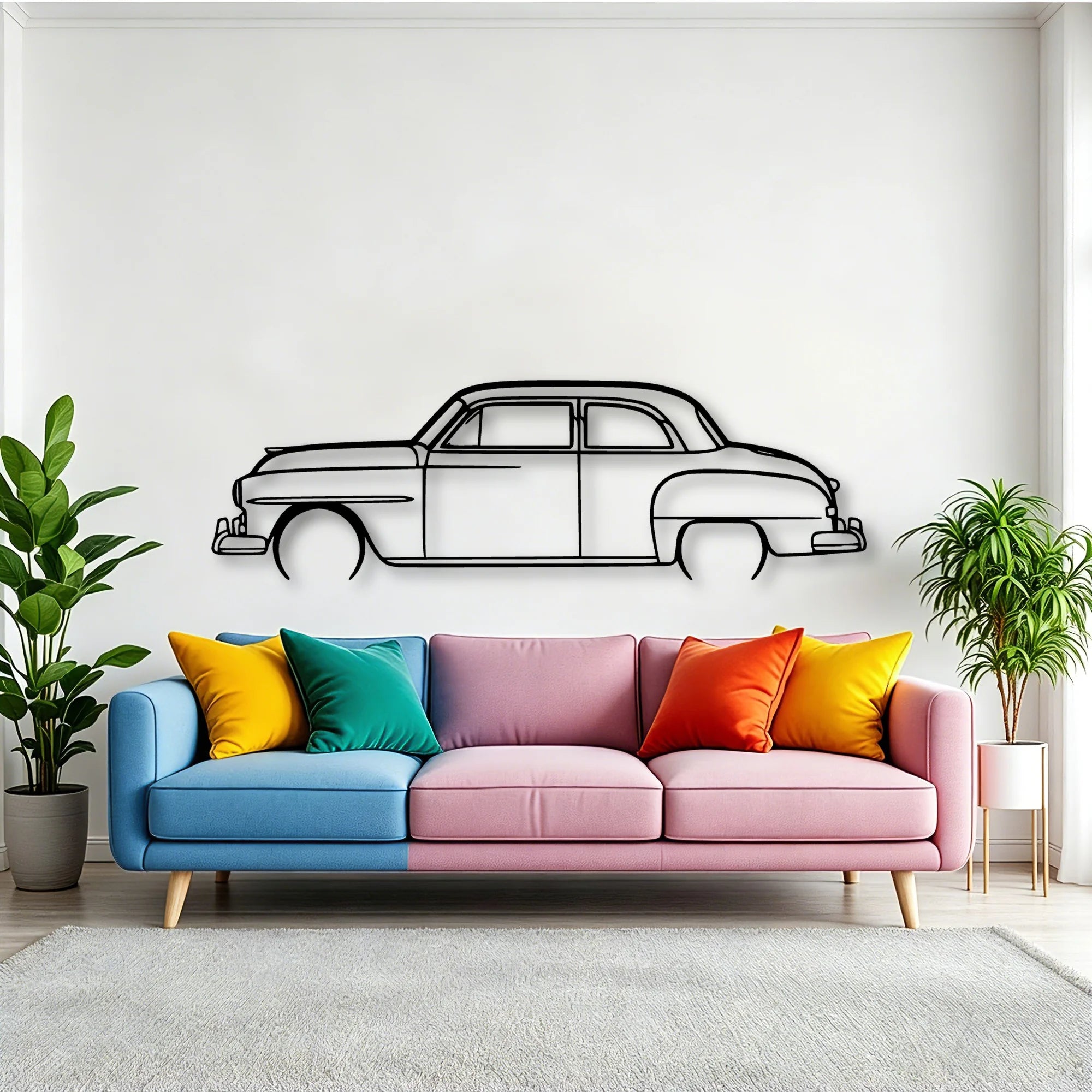 Cranbrook 1951 Classic Silhouette Metal Wall Art - Tinvibe