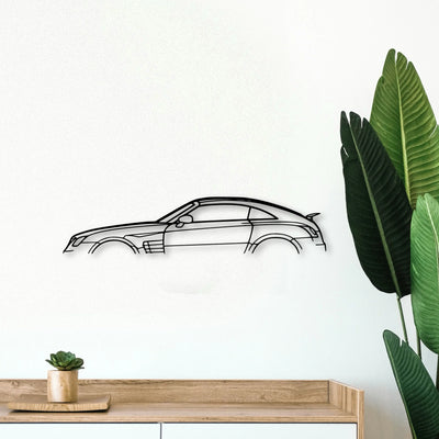 Crossfire Coupe 2007 Classic Silhouette Metal Wall Art - Tinvibe