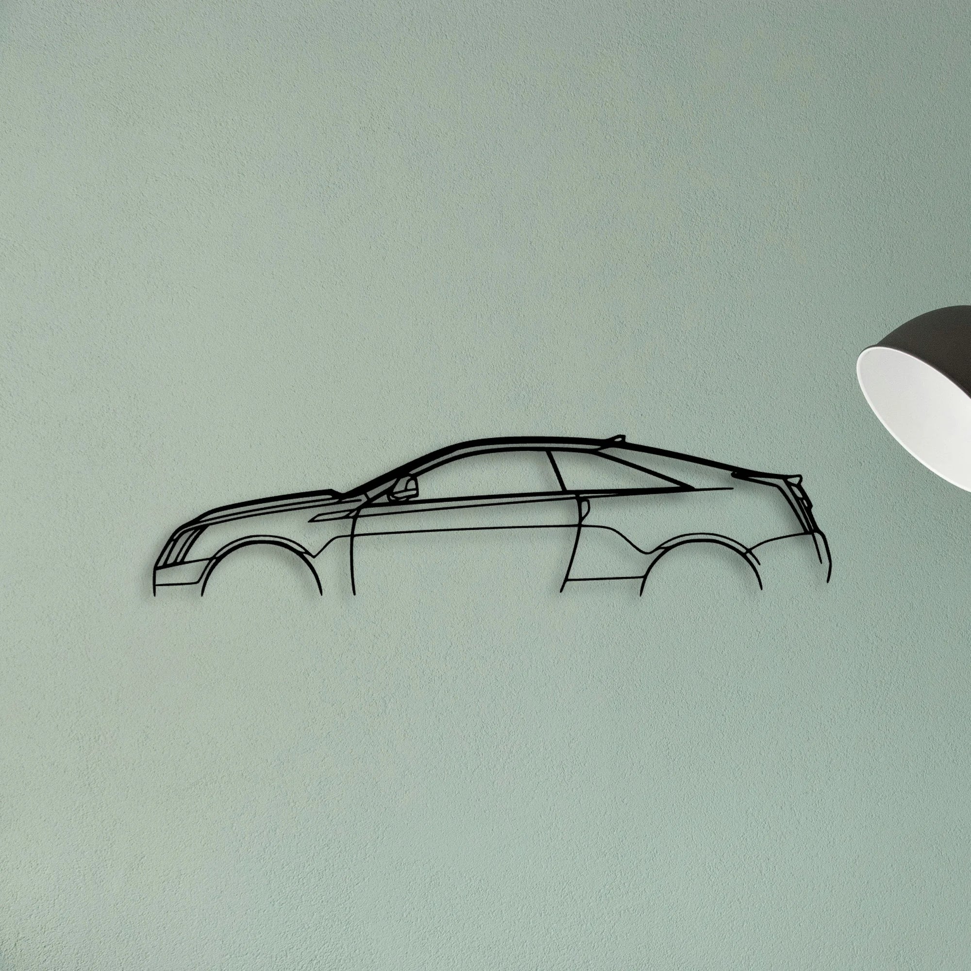 Ctsv Classic Silhouette Metal Wall Art - Tinvibe