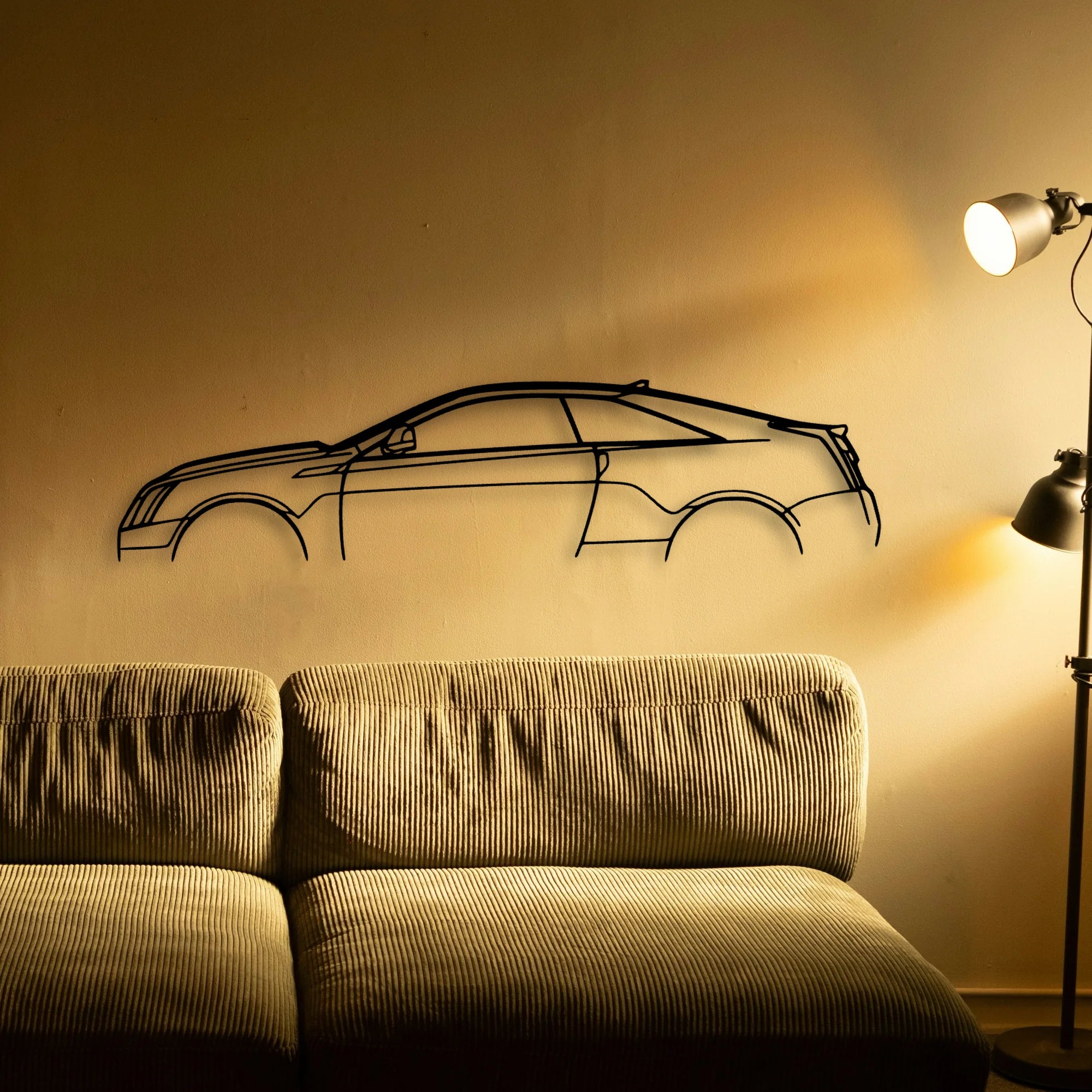 Ctsv Classic Silhouette Metal Wall Art - Tinvibe
