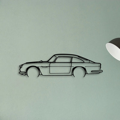 DB5 Classic Silhouette Metal Wall Art - Tinvibe
