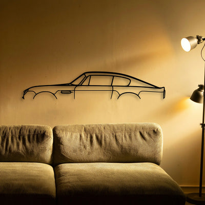 DB6 Classic Silhouette Metal Wall Art - Tinvibe