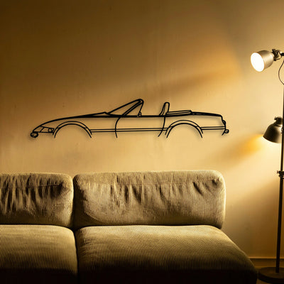 Daytona 1969 Classic Silhouette Metal Wall Art - Tinvibe