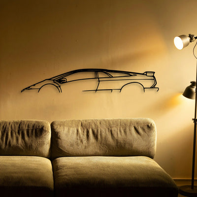 Diablo VT 2001 Classic Silhouette Metal Wall Art - Tinvibe