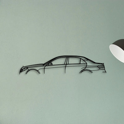 E550 W212 Classic Silhouette Metal Wall Art - Tinvibe
