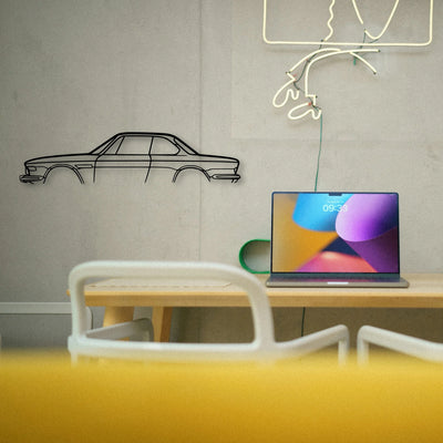 E9 3 0 CSL Classic Silhouette Metal Wall Art - Tinvibe