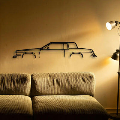 Eldo 1984 Classic Silhouette Metal Wall Art - Tinvibe