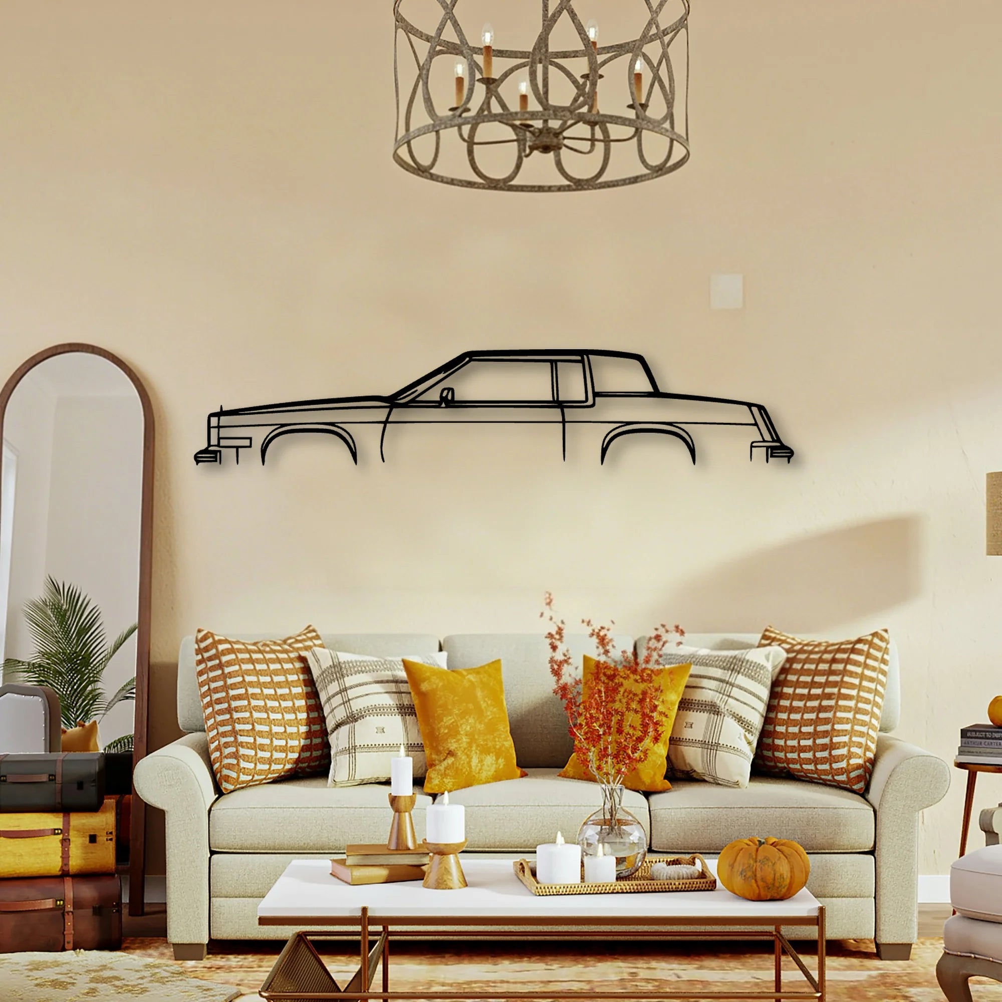 Eldo 1984 Classic Silhouette Metal Wall Art - Tinvibe