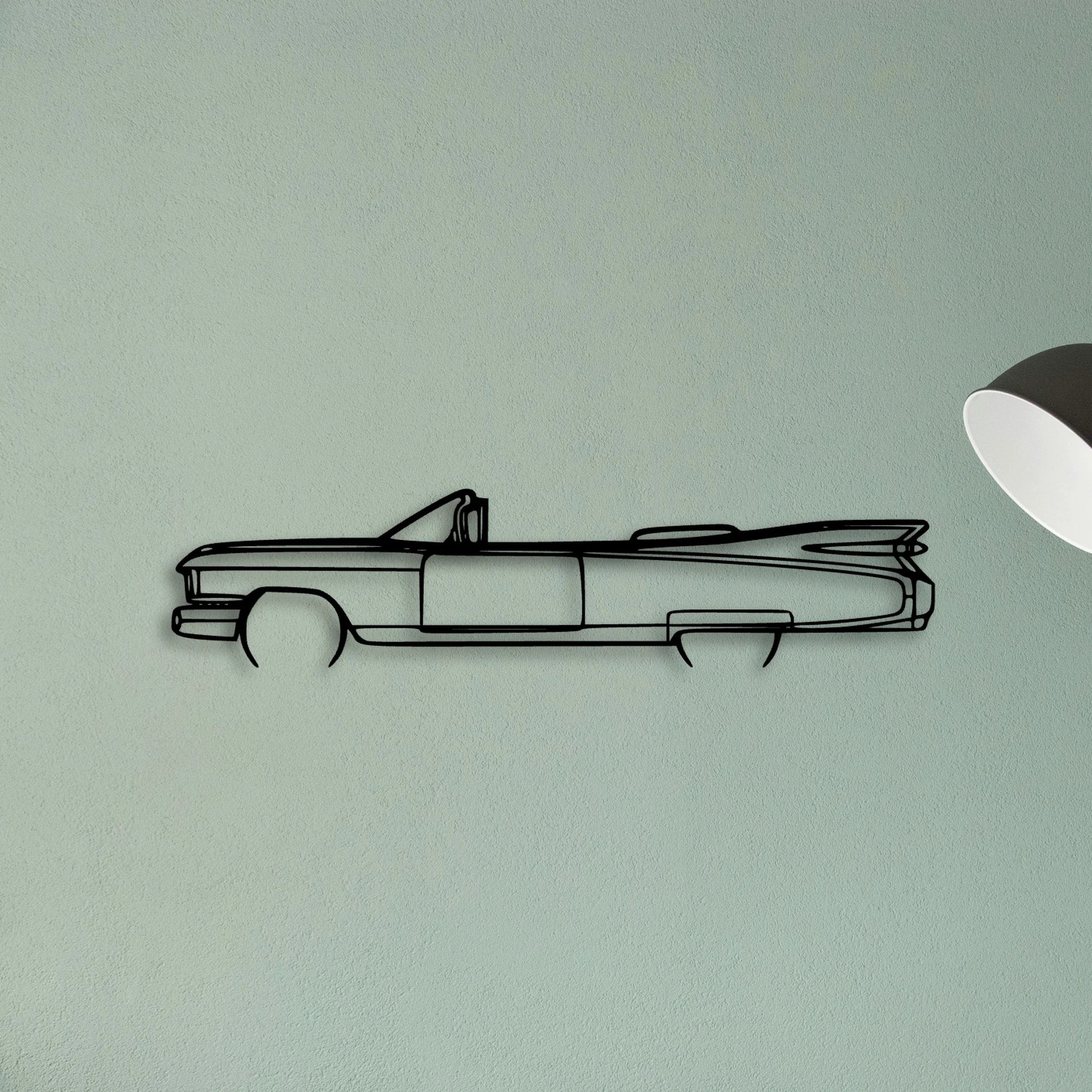Eldo Biarritz 1959 Classic Silhouette Metal Wall Art - Tinvibe