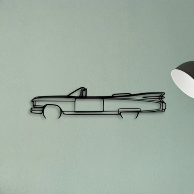 Eldo Biarritz 1959 Classic Silhouette Metal Wall Art - Tinvibe